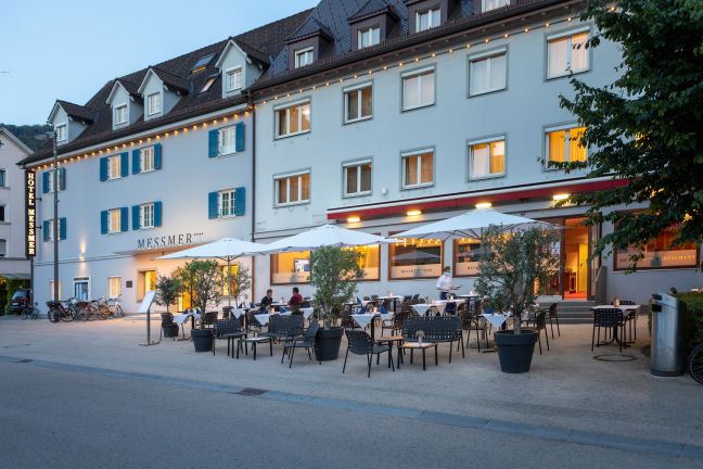 Aussenplätze Gruppenhotel Messmer, Bregenz  Aussenplätze Gruppenhotel Messmer, Bregenz