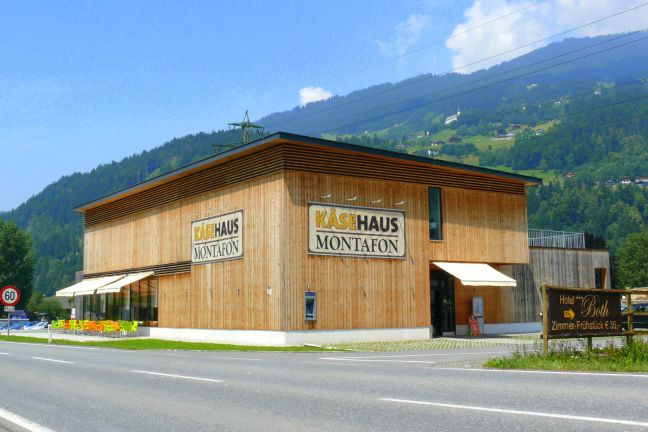 Aussenansicht Käsehaus Montafon in Schruns